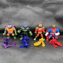 Teenages Mutant Ninja Turtles Shredder's Revenge Splinter Casey Jones Miyamoto Usagi Action Figures Desktop Ornaments Kids Gifts