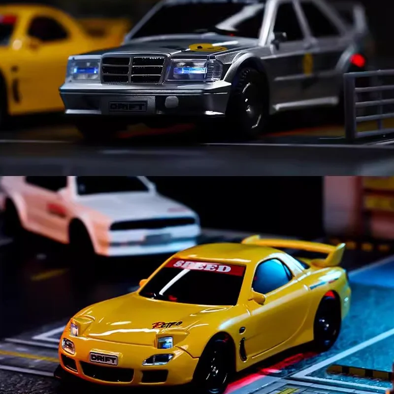 

Миниатюрный 1/43 радиоуправляемый настольный высокоскоростной дрифтинг-автомобиль, гоночная модель, украшение для мальчиков, игрушка с дистанционным управлением, коллекционный предмет
