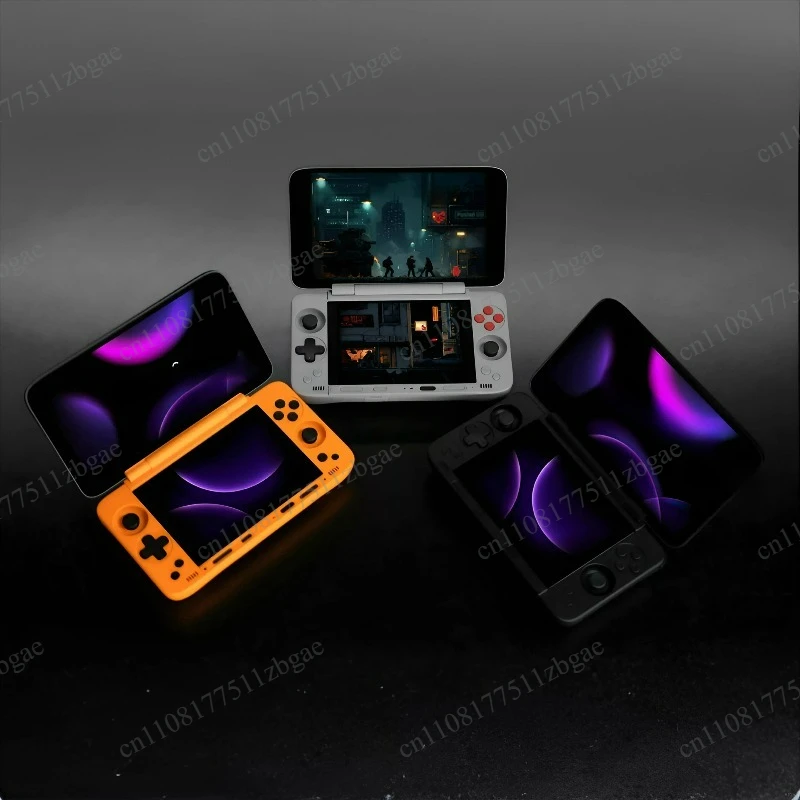 Portable  Dual‑Screen Android Handheld Game Player 7 Inch OLED 165HZ High Refresh Screen Pocket Gaming Entertainment