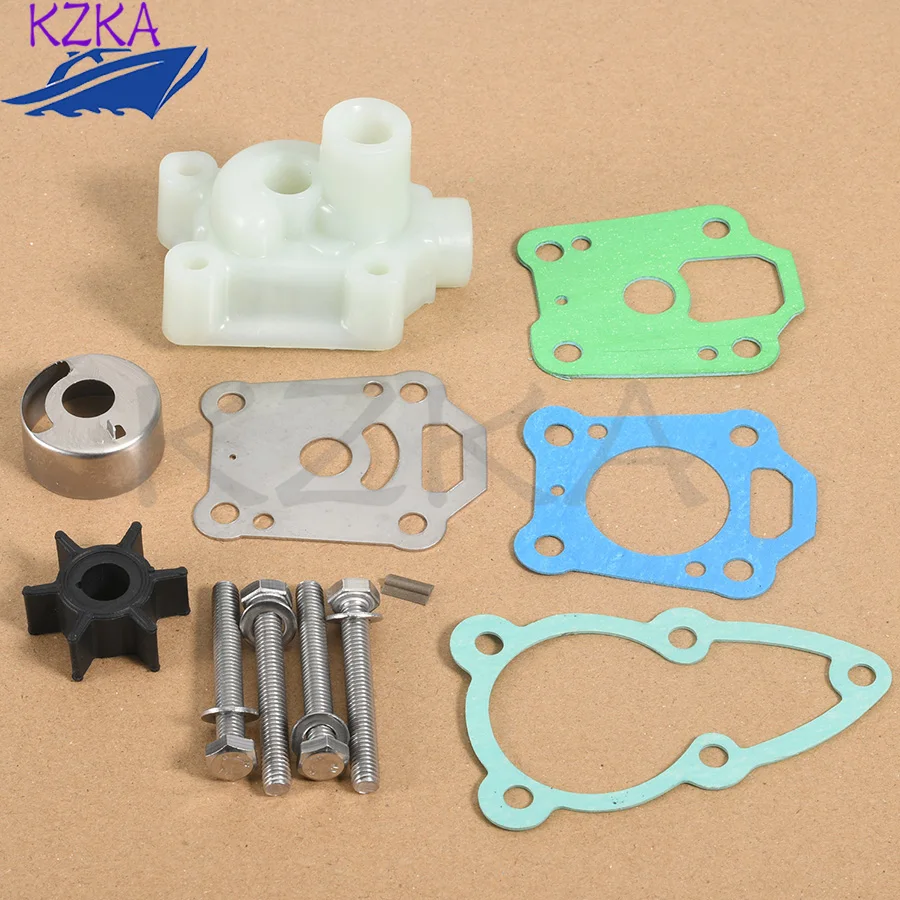 

Water Pump Repair Kit with Housing 369-87322-0 For Nissan Tohatsu Outboard 4HP 5HP 6HP M4C MFS4B M5B MFS6B 369-87322 369873220M