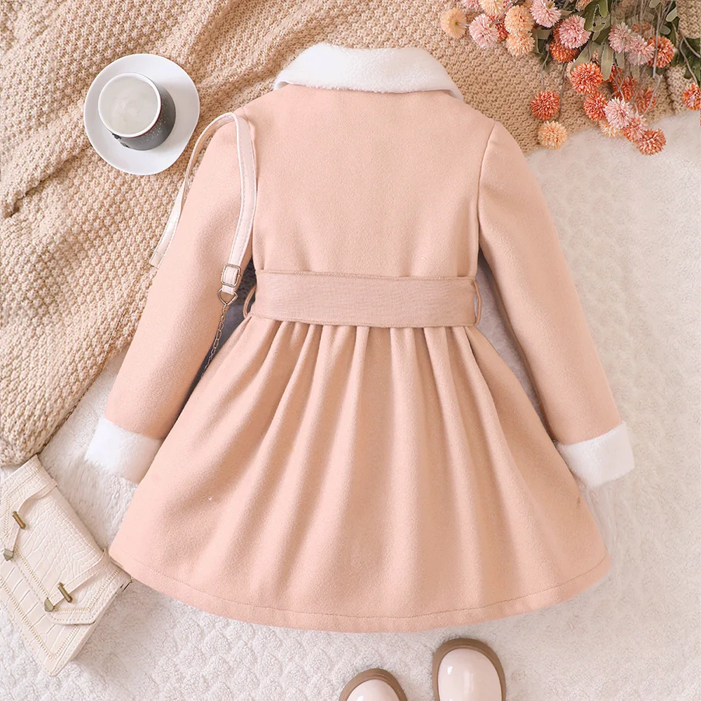 سترة ومعطف للفتيات الصغيرات لعيد الميلاد لعام 2025 بأكمام طويلة ملابس خريف وشتاء دافئة للفتيات ملابس أطفال لعمر 2 3 4 5 6 7 سنوات #4