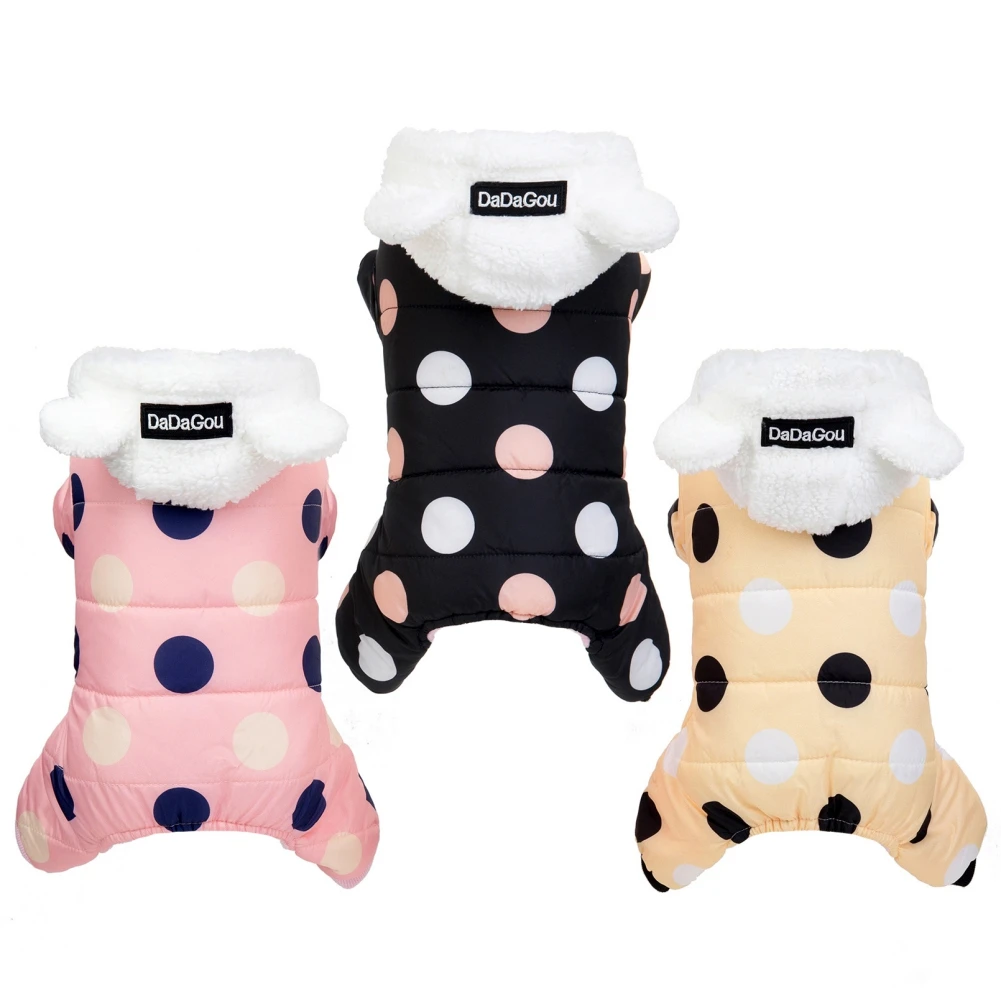 

Winter Warm Pet Dog Jacket Waterproof Dog Clothes for Small Dogs Puppy Dog Jumpsuit Coat Chihuahua Yorkie Costumes Pet Outfits