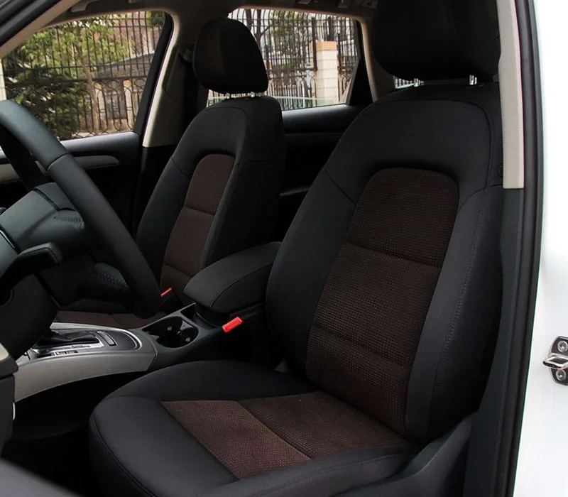 For Audi Q5 8R 2008 2009 2010 2011 2012 2013 2014 2015 2016 2017 Custom PU Leather Car Seat Covers Set Interior Accessories