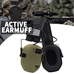 NRR23dB Slim Electronic Muff Electronic Shooting Earmuff Tactical Hunting Hearing Protective Headset High Quality