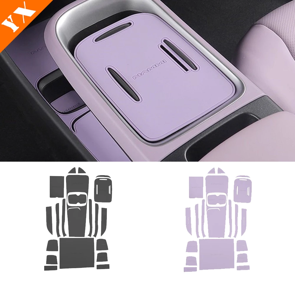 

2025 2026 For dongfeng nammi 01 accessories Car Door Slot Pad Water Coaster Storage Box Non-slip Mat Interior Decoration Cover