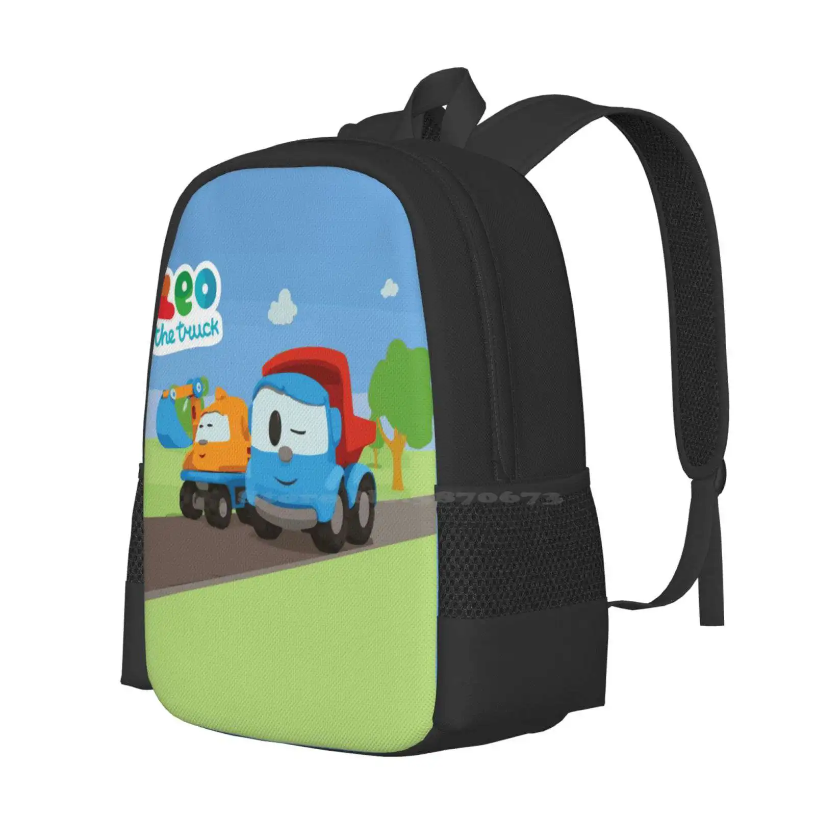 Leo And Lifty Hot Sale Schoolbag Backpack Fashion Bags Leo The Truck The Inquisitive Truck Kids Baby Babies Cartoon Trucks Dump