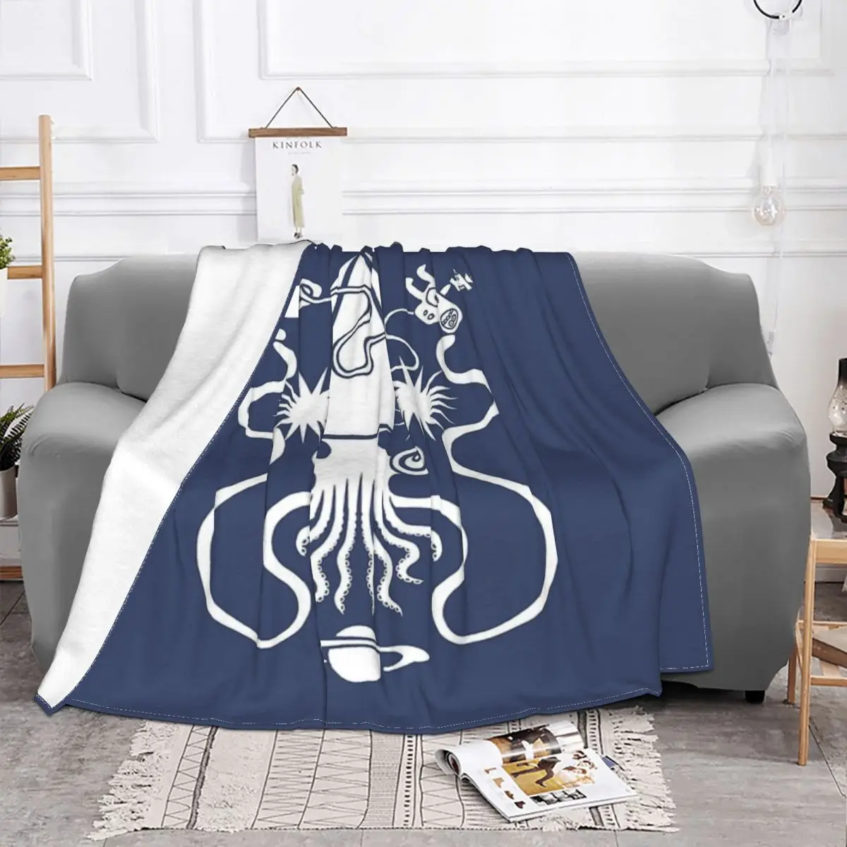 Gargantuan Space Squid Danger Four Seasons Universal Blanket Travel Can Be CoveredChristmas Present