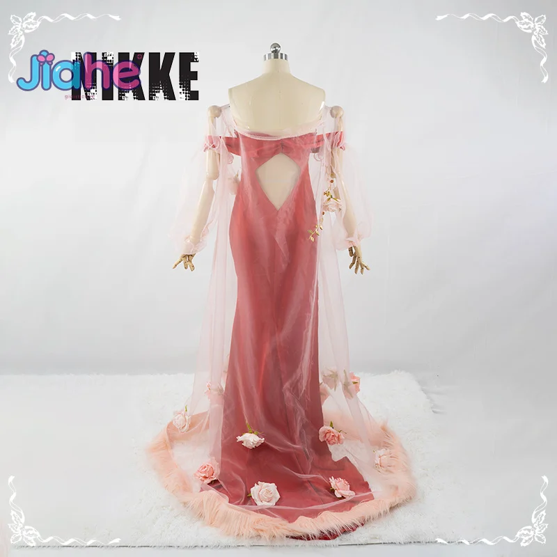 NIKKE: آلهة النصر ماري ماكينامي اللامعة أزياء تنكرية لحفلة الهالوين مجموعة شعر مستعار نسائية رائعة جديدة