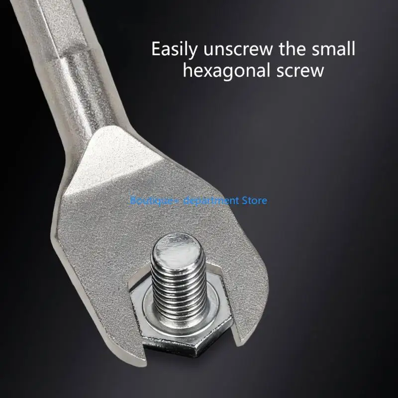 E1PD Professional Ratchet Wrench Set With 6 Interchangeable Heads Screw