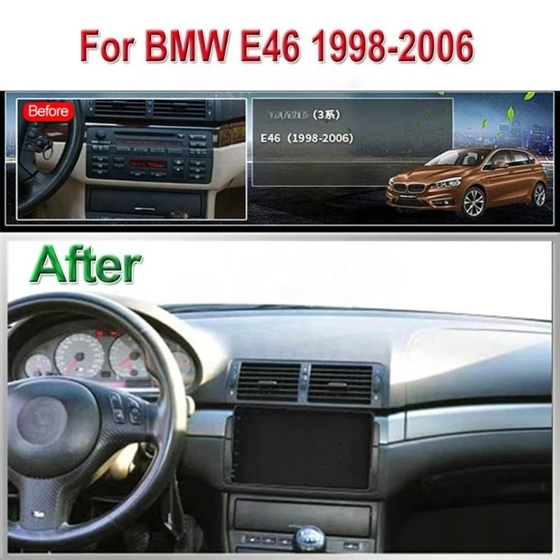 Android Large Touch Screen Car GPS Navigation For 3 Series E46, Multimedia Player Support Vehicle Rear View Camera Display