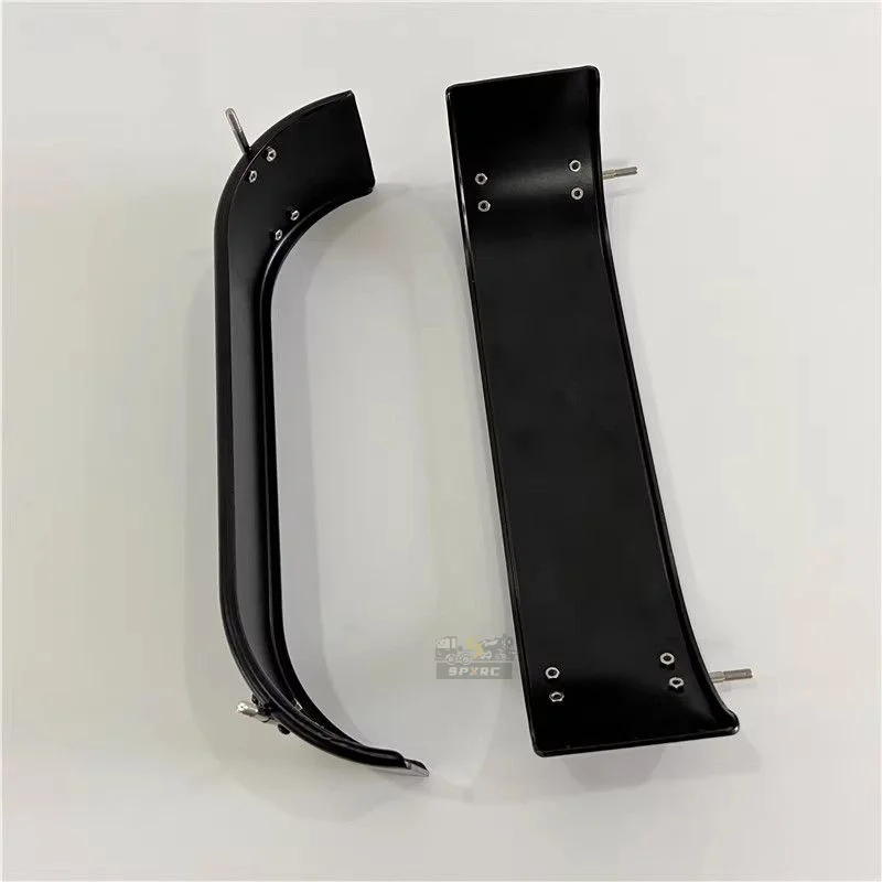 1/14 Mud Head Rear Dual Axis Non Welded Metal Fender For Tamiya  Lesu Scania Man Actros Volvo Car Parts Rc Truck