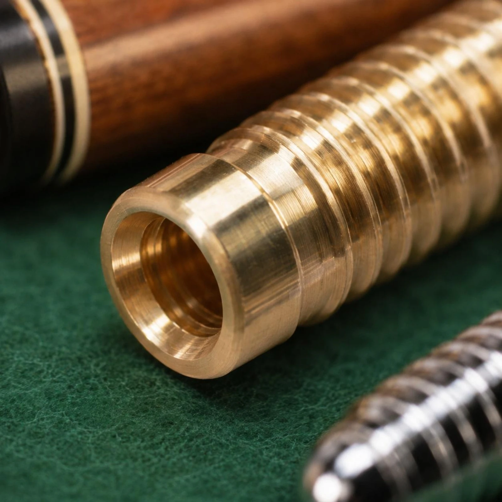 

Threaded Cue Joint Connector Silver-Tone Sports Equipment