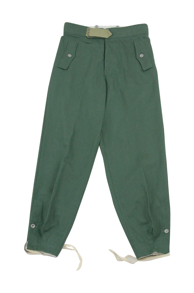 Panzer de l'élite allemande de la seconde guerre mondiale, pantalon d'été vert à roseaux, HBT, GUHD-003