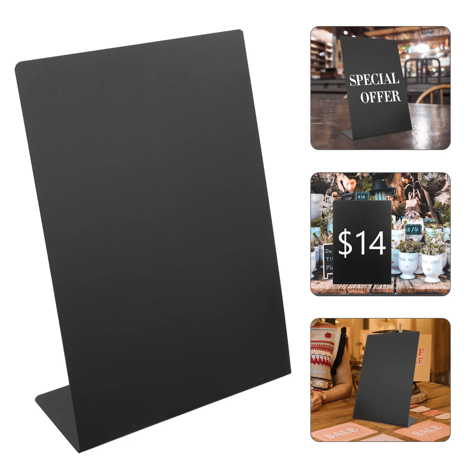 

5pcs Acrylic Tabletop Blank Sign For Restaurant Wedding Party Seating Table Numbers Display Reusable Reserved Signs Chalkboard
