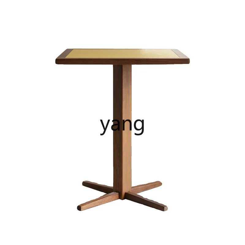 cx Solid Wood Home Designer Table Bar Cafe Commercial Contrast Color Small Square Table