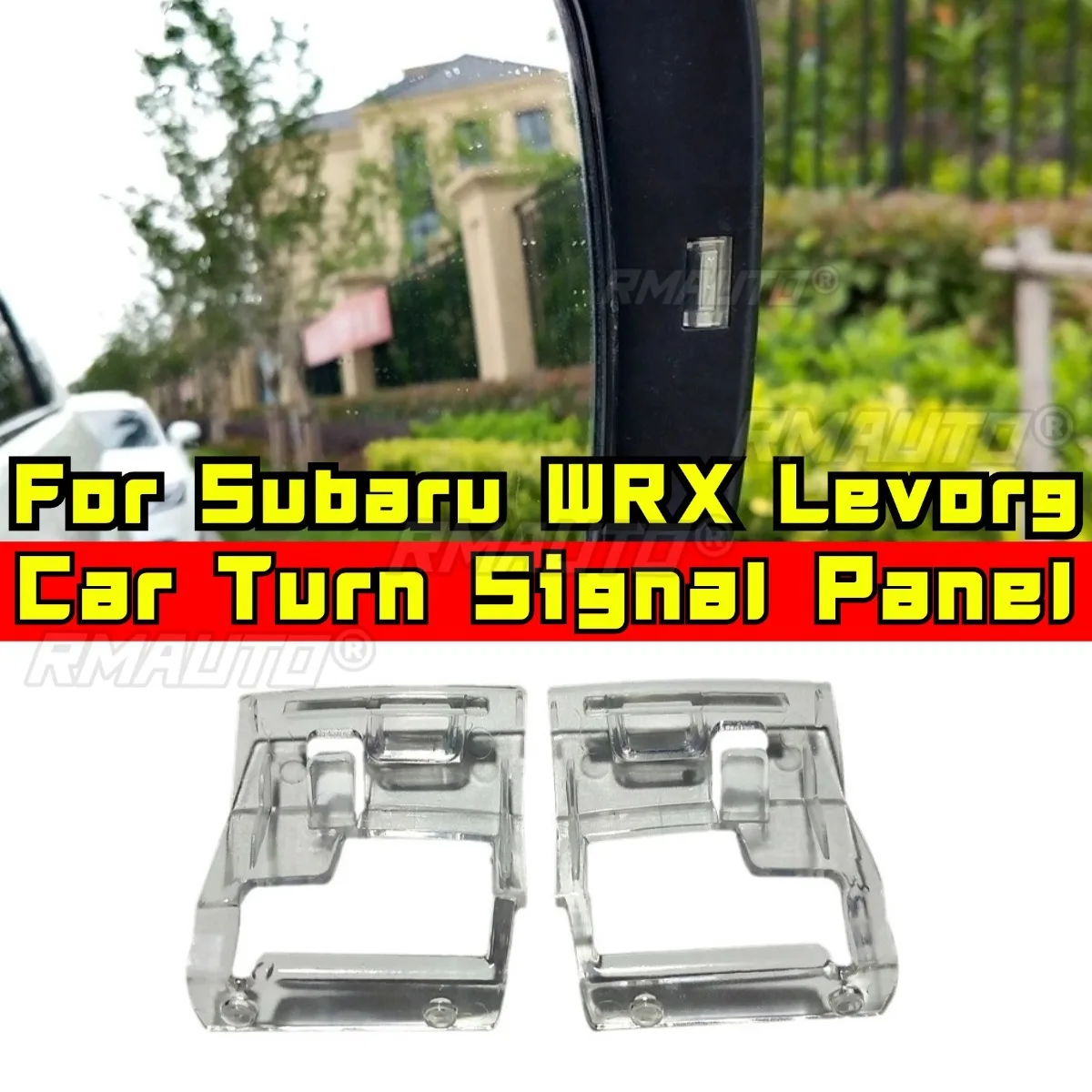 For Subaru WRX Levorg Rearview Mirror Turn Signal Assist Light Plastic Glitter Reverse Light Modification Tunning