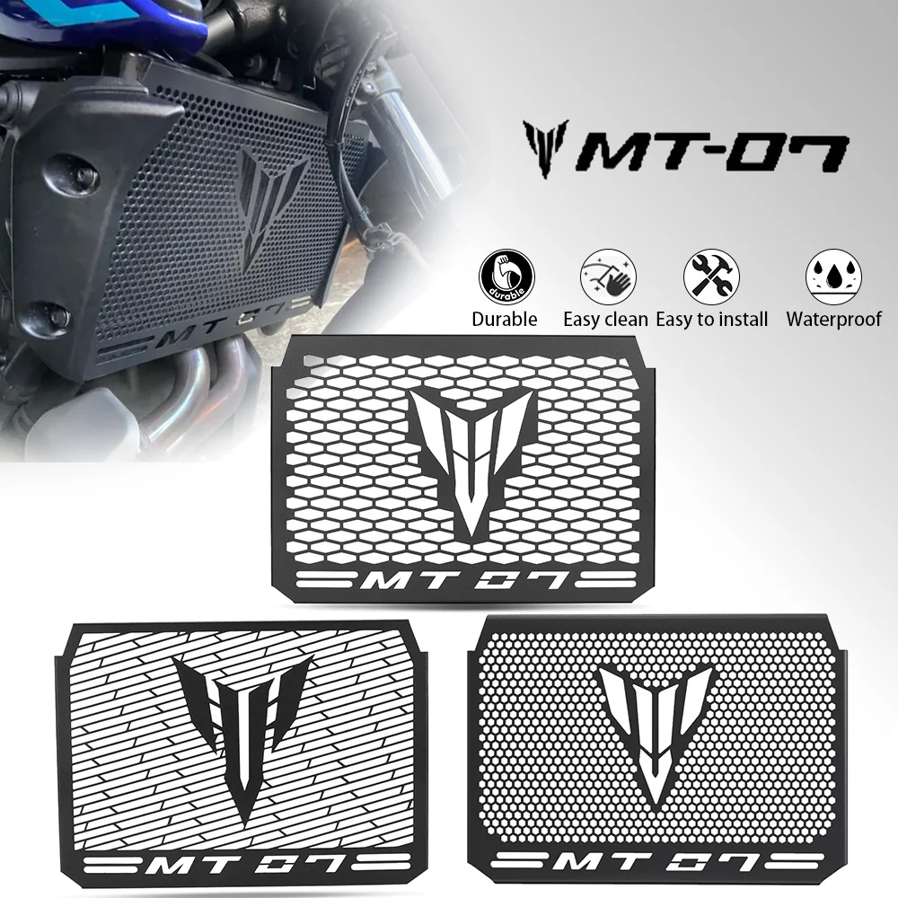 

FOR YAMAHA MT07 MT 07 2018 2019 2020 2021 2022 2023 2024 Motorcycle Accessories Radiator Grille Guard Cover Protector MT-07 mt