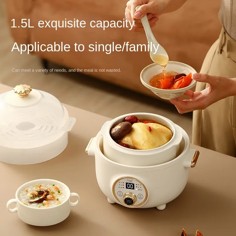 220 فولت كفاءة جهاز طهي الأرز مع وعاء الطبخ الصغير حساء الطبخ عصيدة المياه مختومة الطبخ طباخ باخرة طباخ وعاء سيراميك