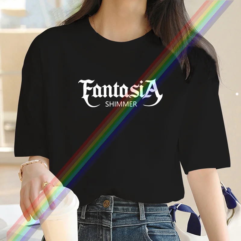 Verão Algodão T-shirt das mulheres Moda Alfabeto Impressão T-shirt Marca de luxo Street wear Tripulação gola T-shirt T-shirt das Mulheres T-shirt