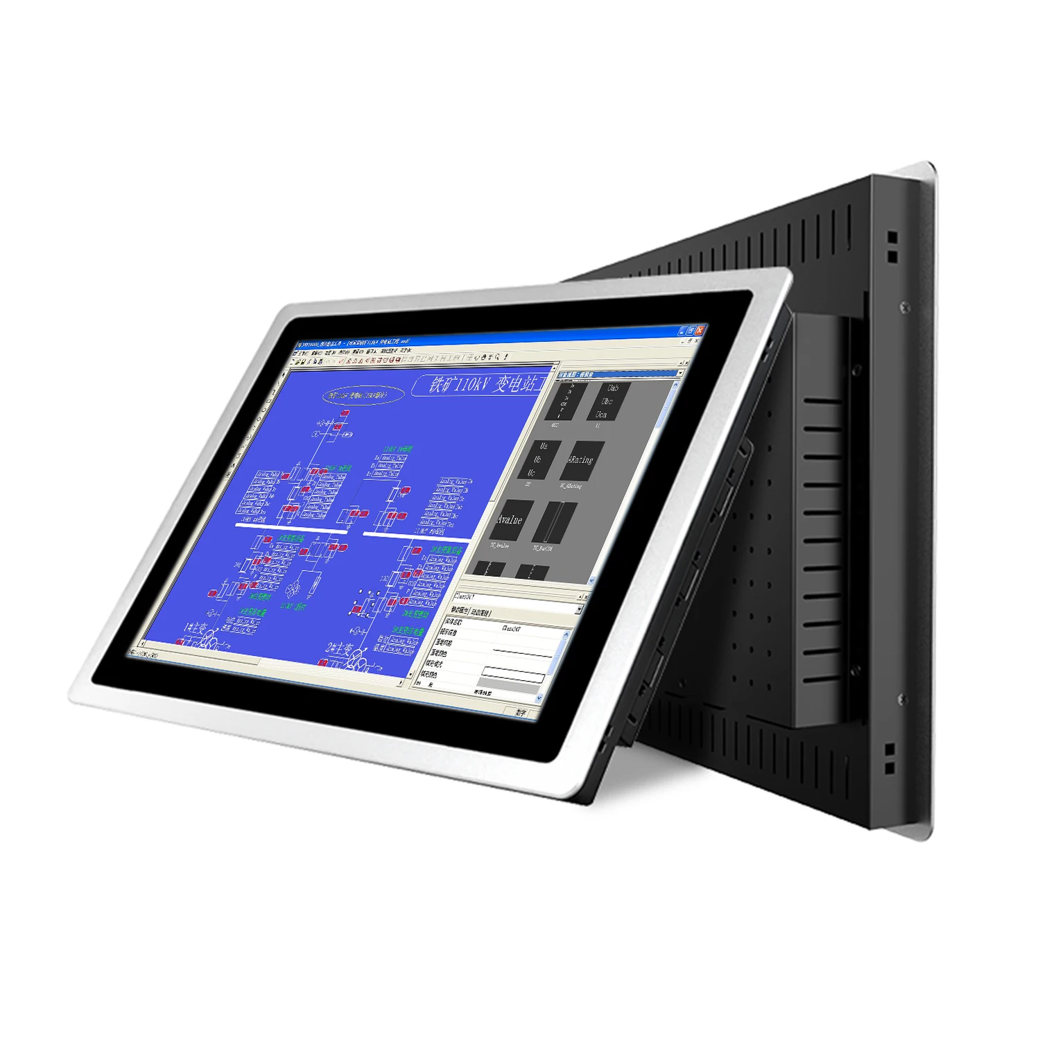 Przemysłowy komputer all-in-one 13,3 15,6 18,5 cala z pojemnościowym ekranem dotykowym, panel PC z wbudowanym Wi-Fi dla Win10 Pro 1366x768