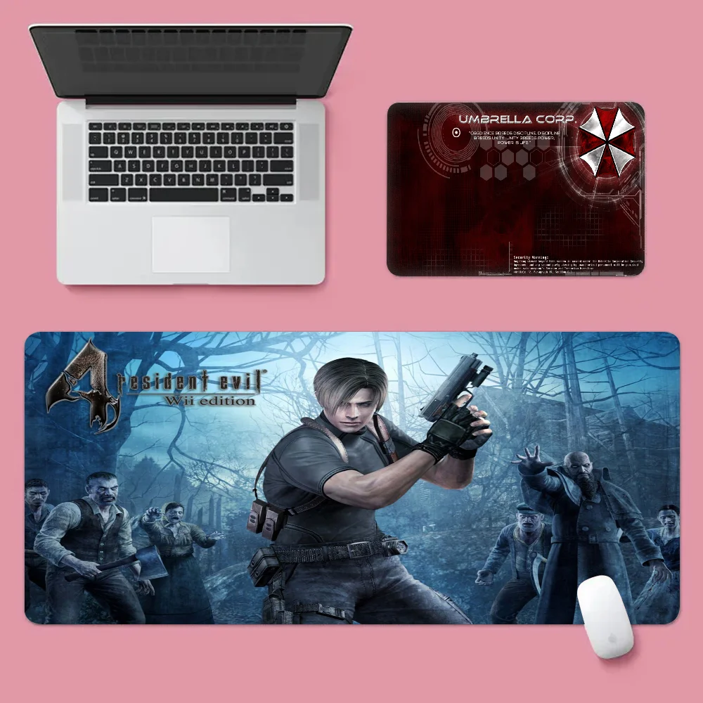 لوحة ماوس ألعاب الكمبيوتر المحمول من Resident-EvilS متوفرة بحجم لوحة مفاتيح ألعاب قفل الحافة الكبيرة #1