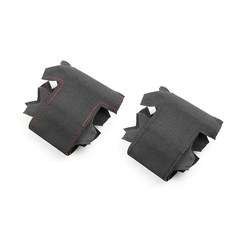 For MINI Cooper F54 F55 F56 F57 F60 R50 R52 R53 R55 R57 R58 R59 R61 17-18 High-version Car Steering Wheel Suede Leather Cover