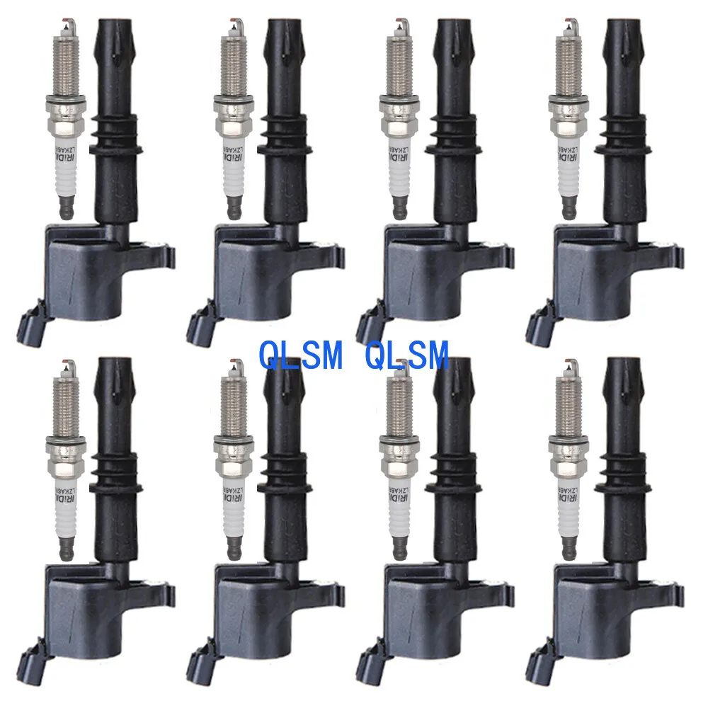 

8 Ignition Coils + 8 Iridium Fire Plugs for Ford Expedition Explorer F150 V8-