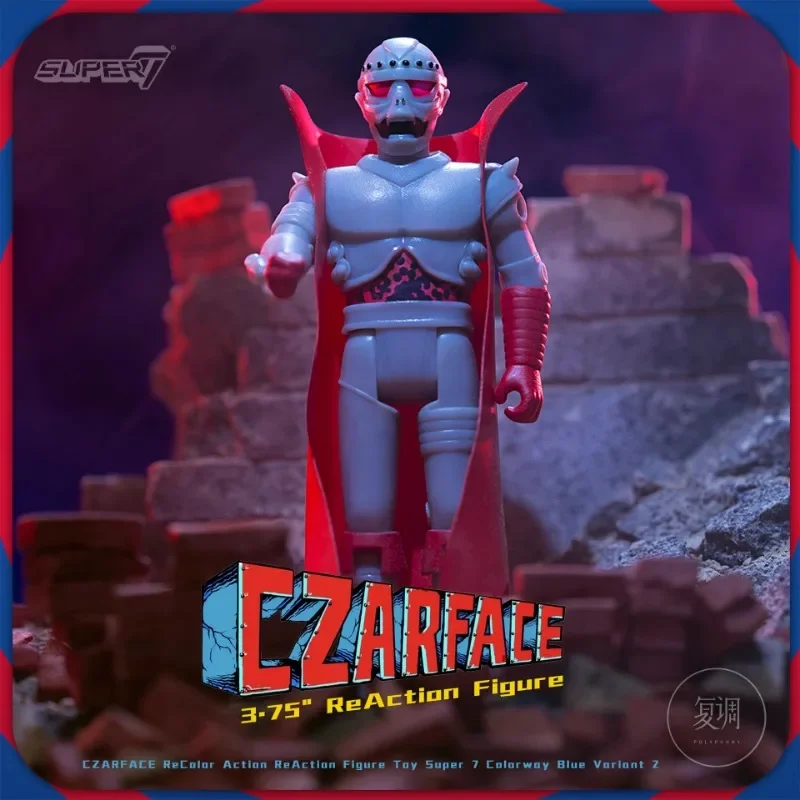 In Stock Super7 Czarface ReAction Figure Inspectah Deck Music Hip Hop Toy Collection Gift Halloween Doll Gift