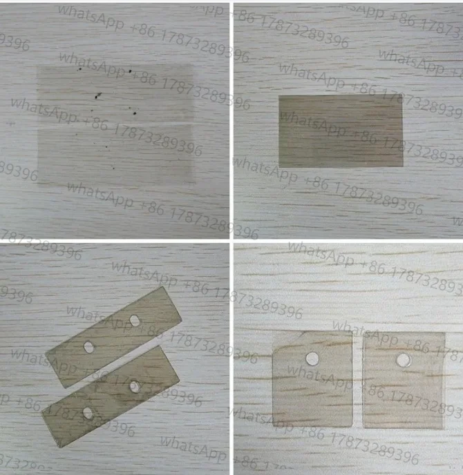 10 pieces Transparent Natural Mica Sheet Insulating Mica Bulk 40*40/50*50*0.1mm High Temperature Resistance