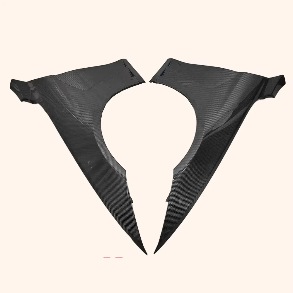 For 13-20 4 Series F32 F33 F36 Car Body Kit Carbon Fiber KZ Style Front Vented Cooling Fender Pair