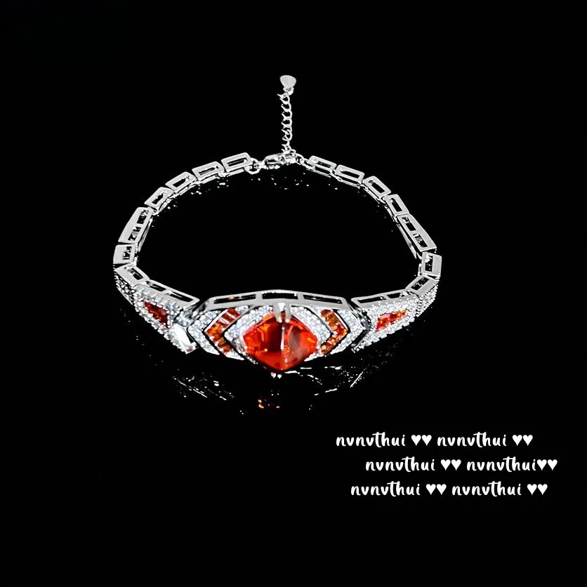 Fashion Personality 925 Silver Color Shiny Cubic Zirconia Sugar Tower Cuff Bracelet for Women Vintage Bridal Statement Jewelry