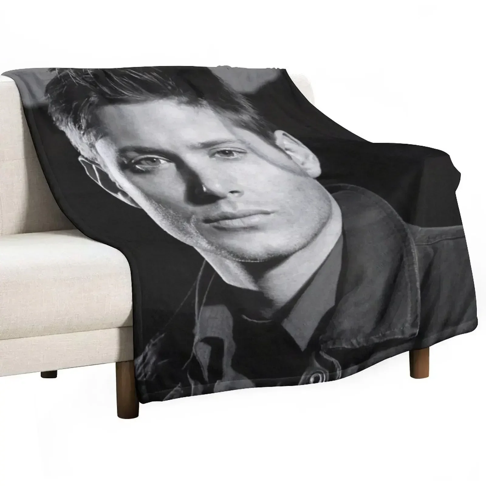 young dean winchester Throw Blanket Picnic Soft Big Winter beds Blankets