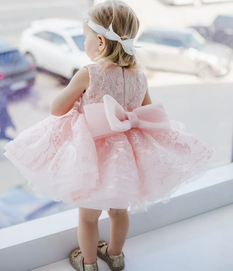 

New Girl Christening Dress Baby Girls First Birthday Party Dress Girls Party Costume Kids Dresses For Girls Clothes 24M