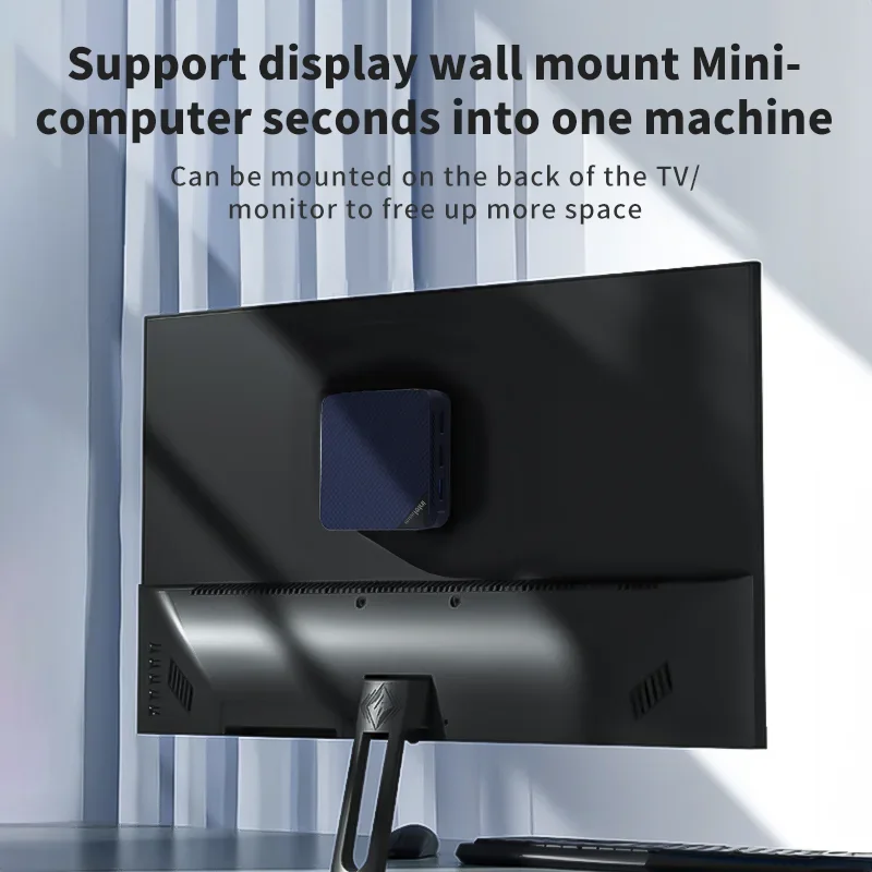 SZBOX Mini PC S15 Intel Ultimo Twin Lake N150 M.2 2242 SSD Windows 11 LPDDR5 12GB WIFI BT5.2 Computer da gioco tascabile per ufficio