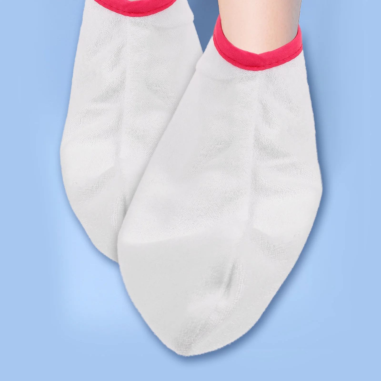 

1Pair Paraffin Foot Covers Reusable Hydrating Foot Mask for Spa At Home Large Opening Comfortable Fit Wax Warming Therapy