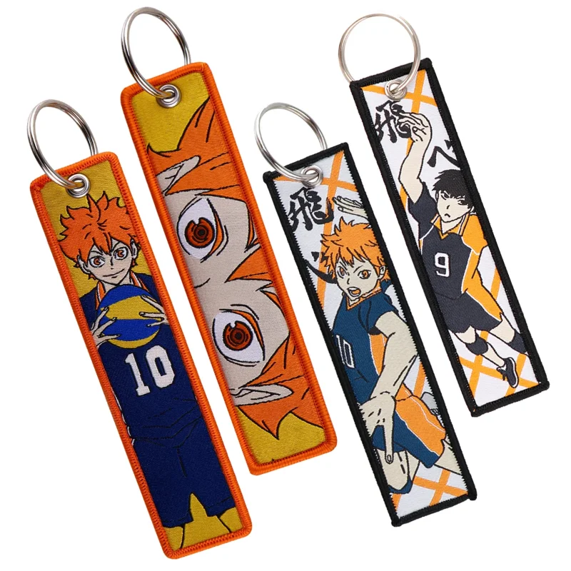 Llavero bordado Haikyuu kawaii de anime japonés de voleibol - imagen 4