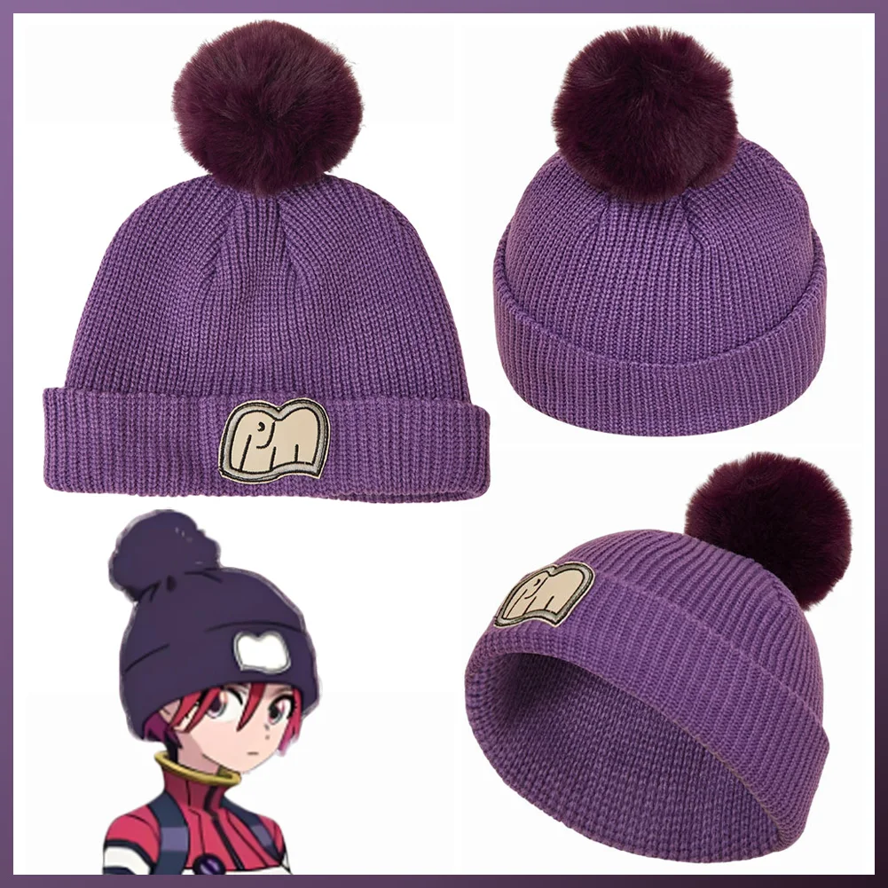 

Disguise Amate Yuzuriha Beanie Cap Anime GQuuuuuuX of Gundanm Cosplay Costume Accessories Women Girl Role Play Fancy Party Prop