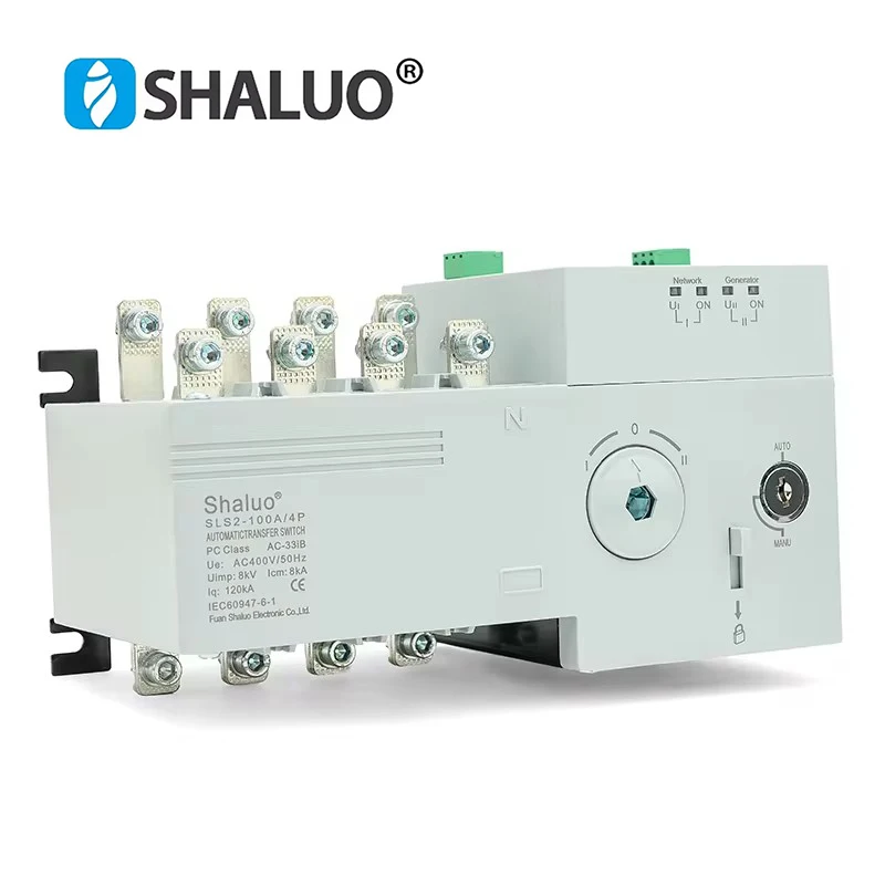 

Automatic Transfer Switch ATS 63A/100A/125A/250A/630A/1000A Dual Power 400V 4p Type PC SLS2-100A Three Phase