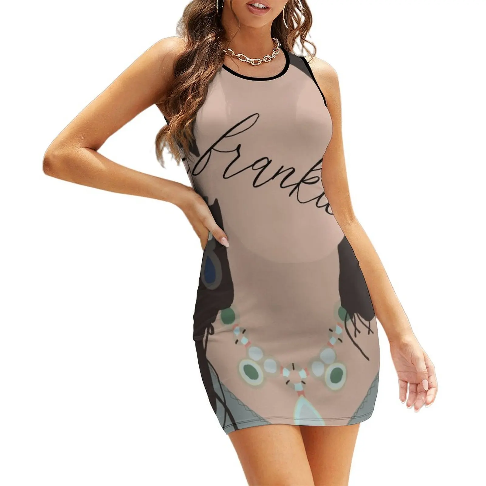 

Frankie Bergstein Sleeveless Sundress african dresses for woman Casual dresses ladies dresses for women 2025 dress for woman