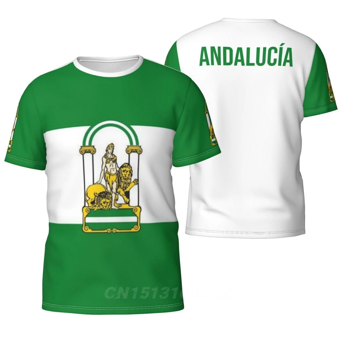 Custom Name Number Andalusia Flag 3D T-shirts Clothes T shirt Men Women Tees Tops For Spain US Size