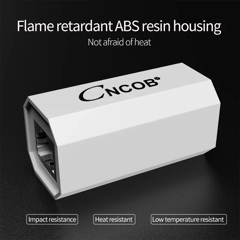 شبكة CNCOB إلى موصل شبكة RJ45 من خلال محول واجهة الرأس الكريستالي ذو النطاق العريض لشبكة الرأس