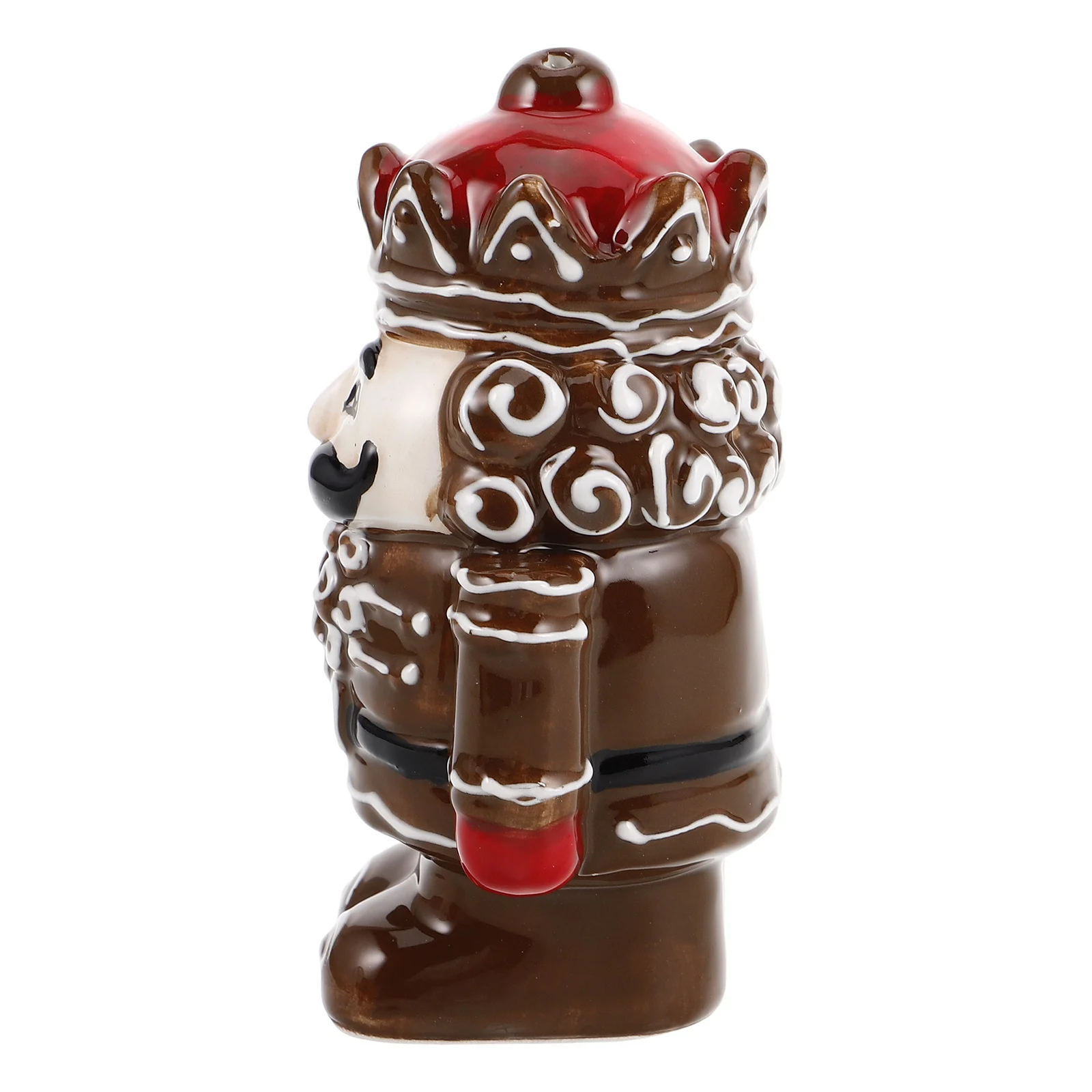 

Holiday Nutcracker Tabletop Decor Ceramic Nutcracker Soldier Traditional Christmas Decoration Festive Holiday Party Decor