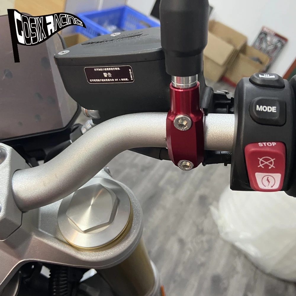 صالح ل BRUTALE 920E R DRAGSTER 800 RR F3 675 800 F4 1000 R S 312 R المقود مرآة الرؤية الخلفية محول حامل قوس العالمي