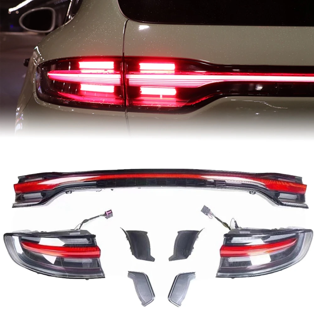 Car For Macan 2014-2017 95B Tail Lamp Led Fog Lights DRL Hella Tuning Light Car Accessories Porsche Macan Rear Lights