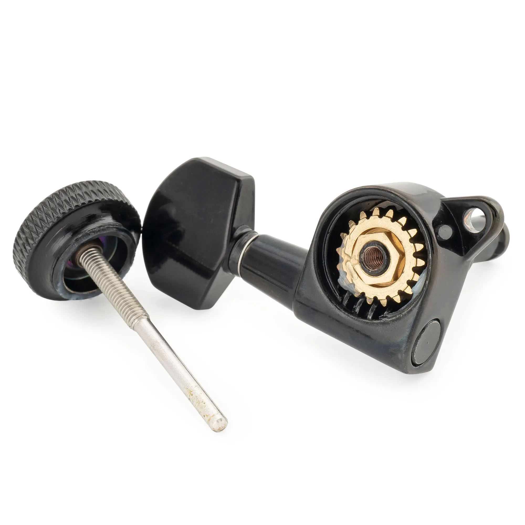 Musiclily Pro R18K 6L/3R3L/6R 18:1 Übersetzungsverhältnis Vollständig Versiegelte Mechaniken Stimmwirbel für ST Tele Akustikgitarre – Detail 32
