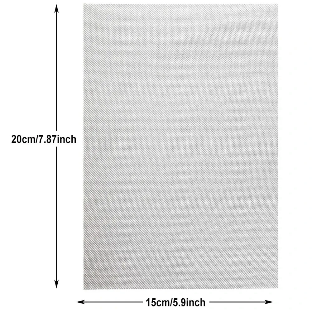 

Stainless Steel Window Screen Repair Mesh 30X21cm 20 Mesh For Balcony Protection And Window Screen Repair For Window Balcony