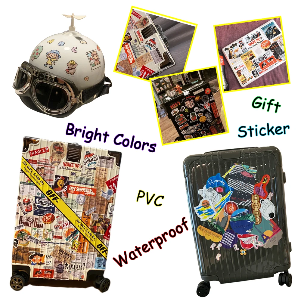 Gothic Magic Witch Varied Stickers Pack for Kid Crafts Scrapbooking Travel Luggage Laptop Wall Decorative Graffiti Cartoon Decal