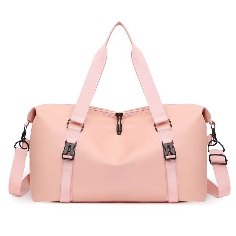 new-business-travel-bag-fashionable-high-quality-diamond-inlaid-handbag-solid-color-versatile-large-capacity-moving-storage-bag