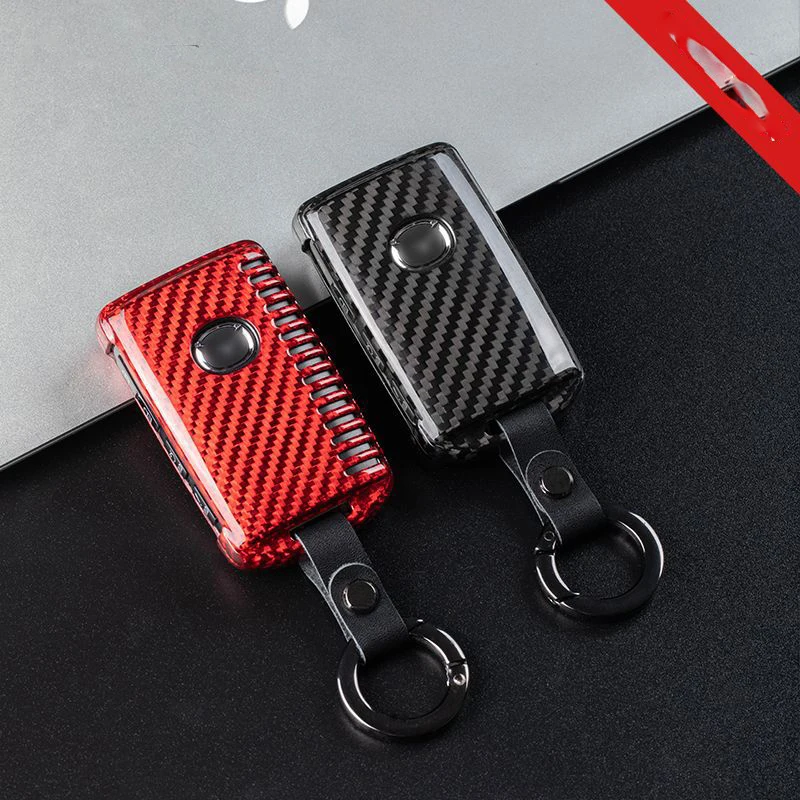 Real Carbon fiber Car Remote Key fob Case Cover For  3 Alexa CX-30 CX30 CX5 CX 5 CX-5 CX8 CX9 CX4