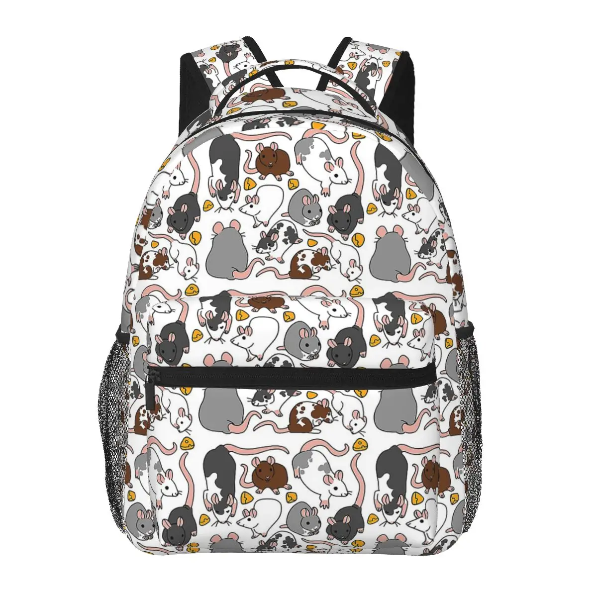 Rat Pack Student Backpack School Bag Hiking Travel Daypack for Boys Girls Fashion Bookbag Shoulder Bags